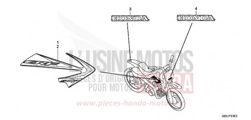 MARK/STRIPE (CRF50FB) CRF50FB de 2011